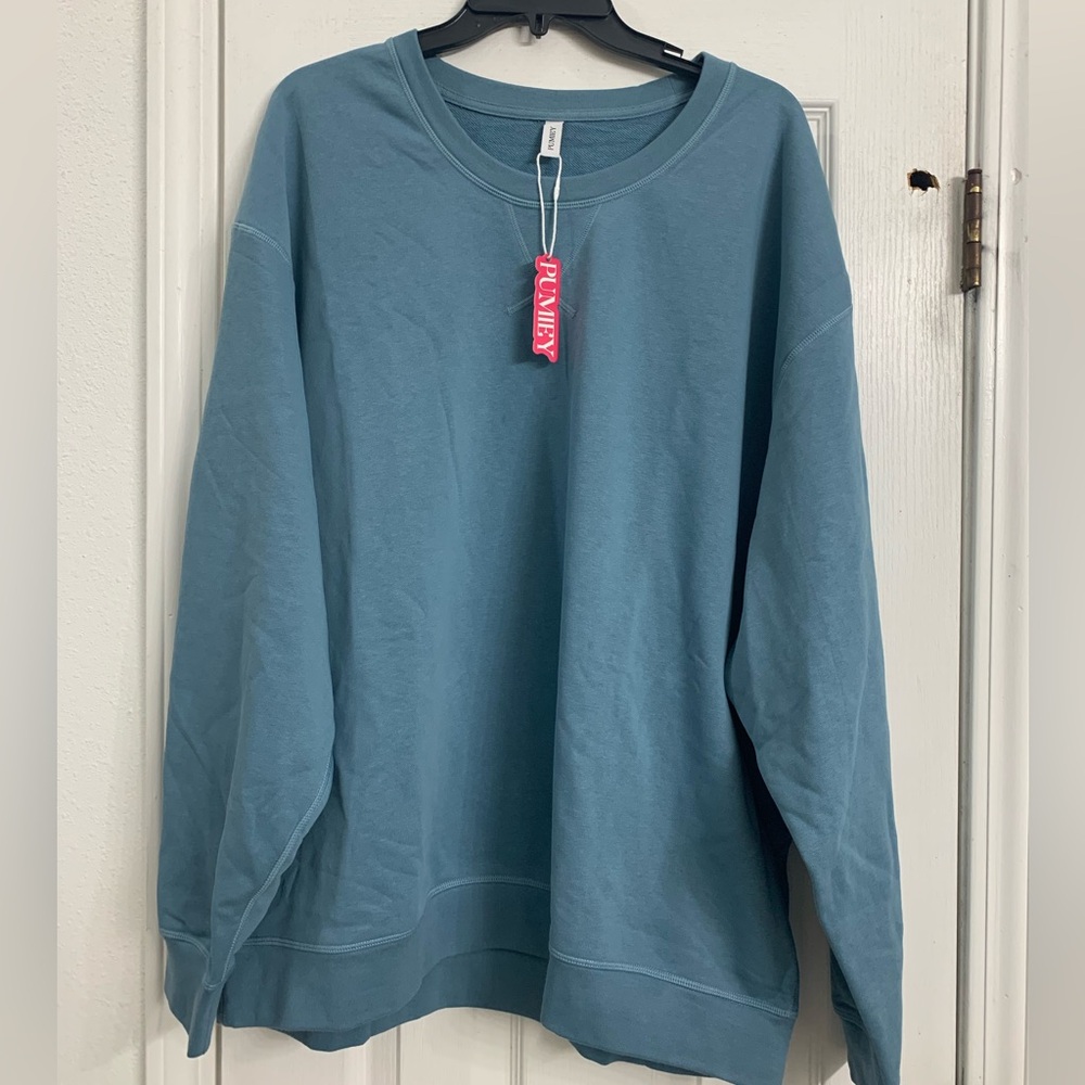 NWT Pumiey Slate Blue/teal Pullover 2XL